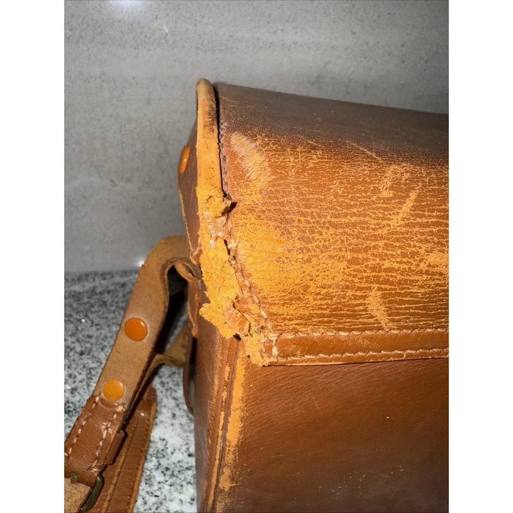 Vintage OMNICA 100 Deluxe West‎ German Leather Camera Bag